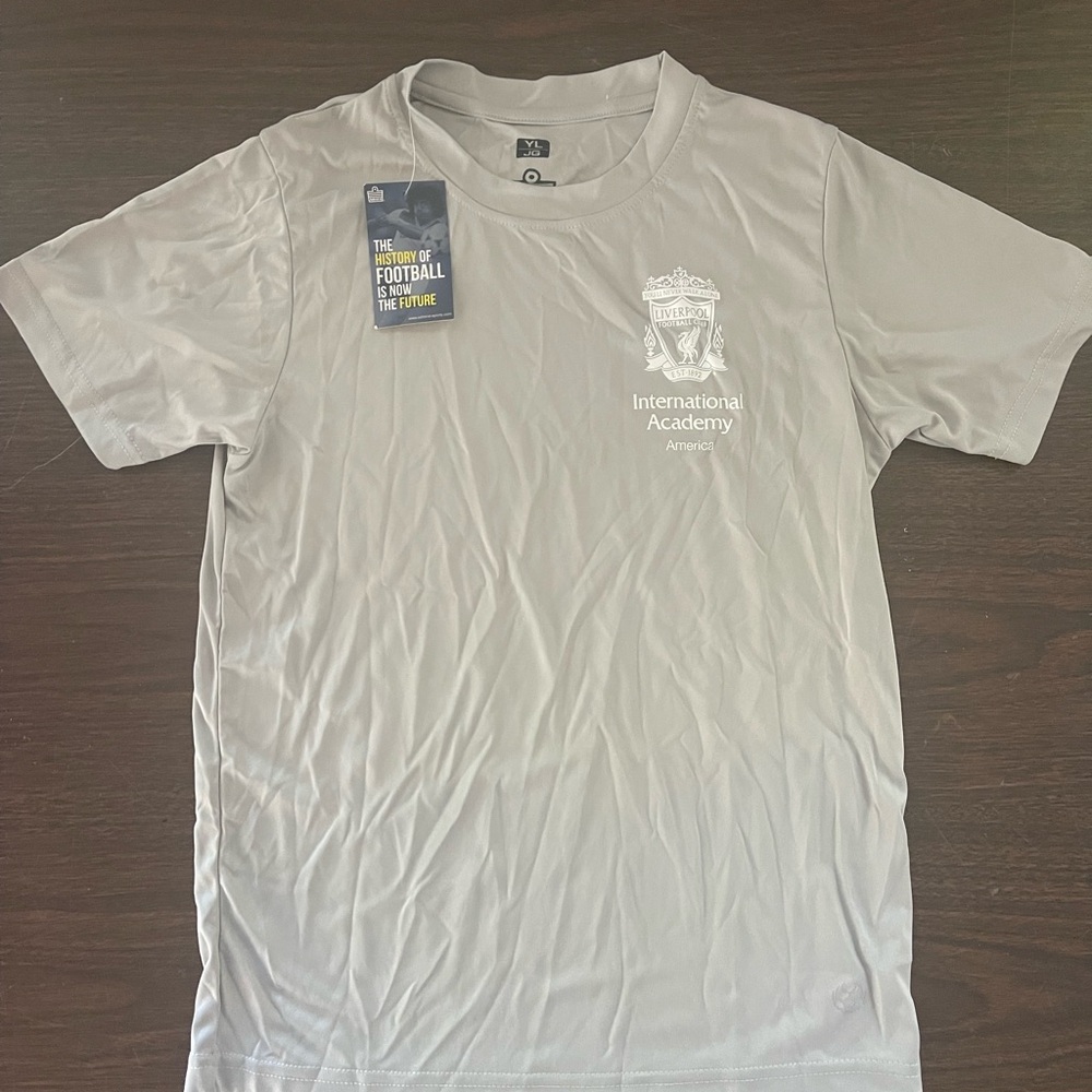 Liverpool Light Gray Short Sleeve Tee